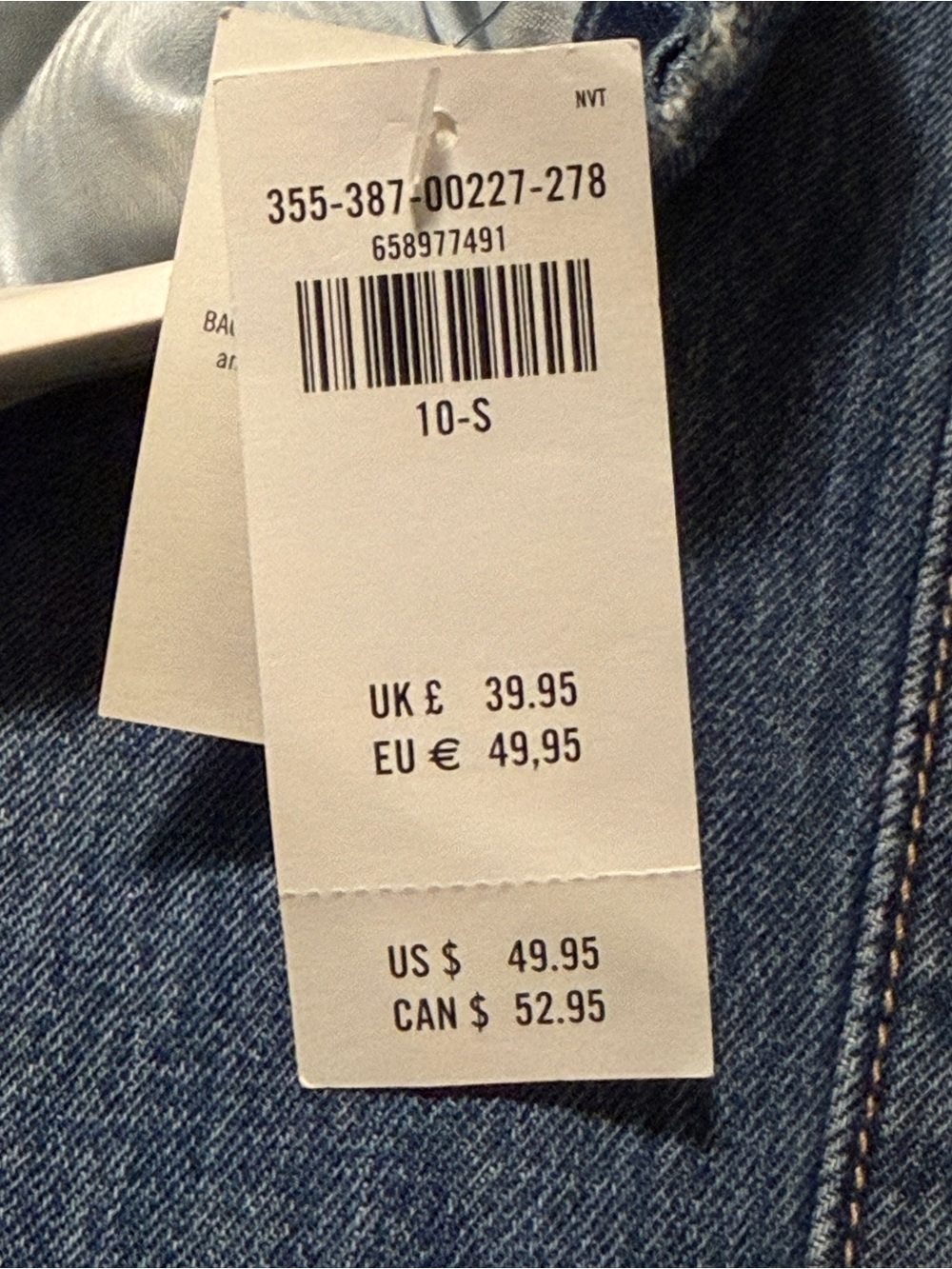 Hollister Low Rise Baggy Jeans NWT Women’s 10 Short W30 Light Wash - Picture 5 of 10